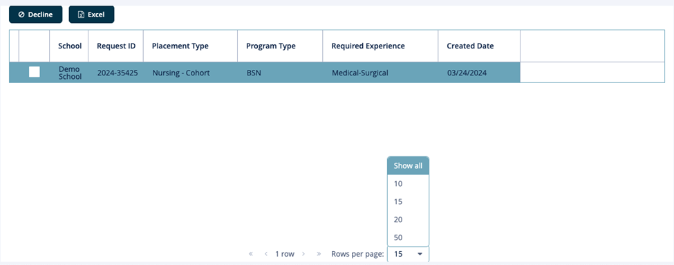Screenshot of how to Show All